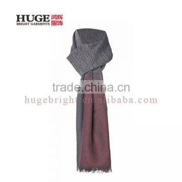 Fancy Color Hot Selling 100% Wool Knit Men Scarf