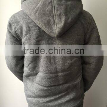 China Supplier Custom Polyester Fleece Fabric Boy Plain Jacket photo-3
