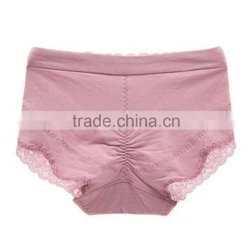 Factory Colorful 95% Cotton 5% Spandex With Lace Custom Sexy Fancy Woman Underwear photo-4