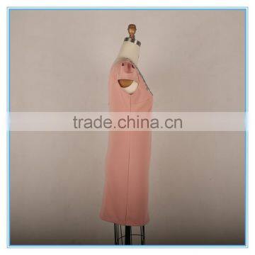 Women Sexy Backless Bodycon Slim Fit Dress With Crystal Beaded2016 photo-3