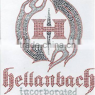 Custom All Kinds of Text and Patterns Hot Fix Rhinestone Made in China photo-3