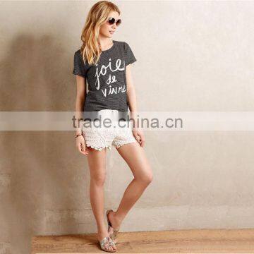 Bulk Wholesale Clothing Custom Woman Short Sleeve T-shirts Wholesale T-shirts photo-3