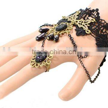 2015 Hot Selling Lace Bracelet&ring Sets Bride Wedding Jewelry Set Wholesale photo-5