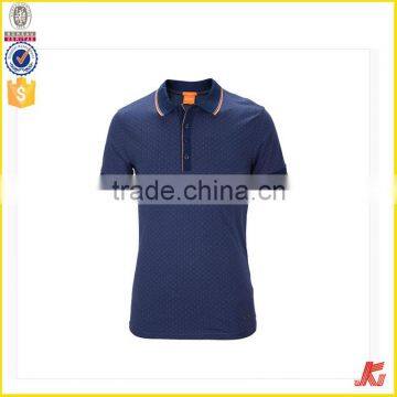 China factory New design Promotional 100% cotton blue pique collar polo shirt for men