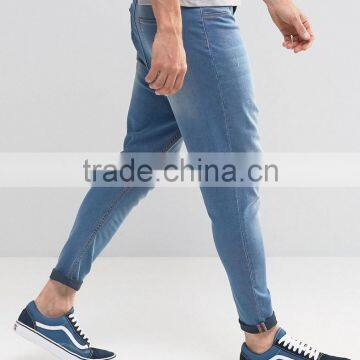 Fashion Drop Crotch Denim Jeans Stylish Loose Jeans Made in China photo-4