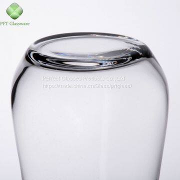 High Quality 12 oz Drinking Glass Cup, Oval Whiskey Glass/ Oval Whiskey Glass for Christmas Gift/ Crystal Wine Glass photo-4