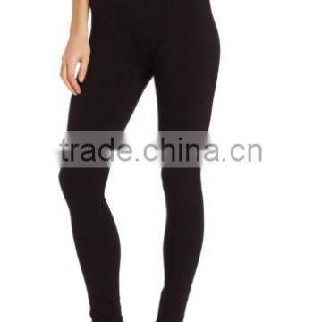 Hot Sales Breathable Spandex Fabric Full-length Pull-on Leggings With Wide Elastic Waistband photo-6