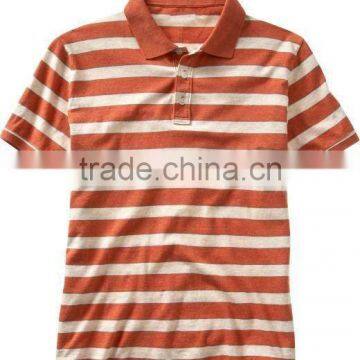 COTTON STRIPED CHILDREN POLO SHIRT SHORT SLEEVE