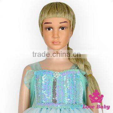 Party Halloween Wholesale Girls Frozen Anna Costume Deluxe - Frozen Princess Elsa Dress Co-splay Costume in photo-6
