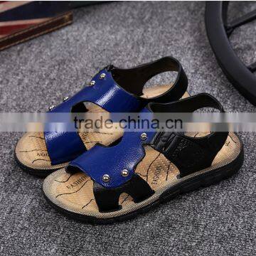 S17469A Fashion Leather Children Boy Sandals Shoes photo-2