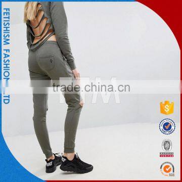 Sports pants female spring and autumn small feet Korean version pants Harlan pencil pants were thin casual long sweatpants