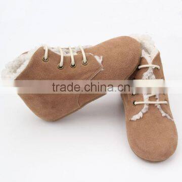 2016 Wholesale Lasted Design Popular Rubber Sole Baby Boots photo-6