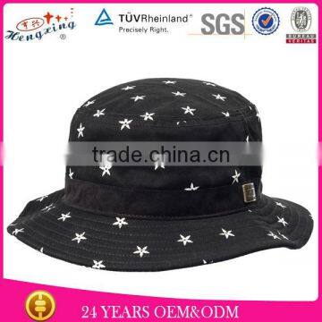 Wholesale Design Your Own 100% Cotton Fashion Custom Printed Bucket Hats