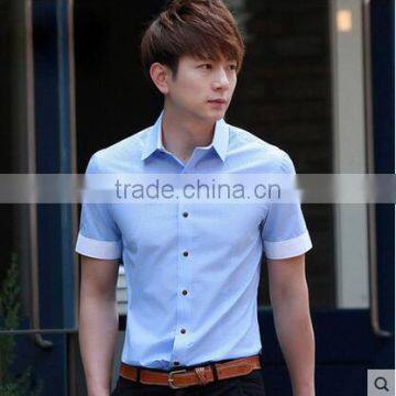 custom Juqian brand stylish slim latest shirt designs short sleeve high-end man shirt