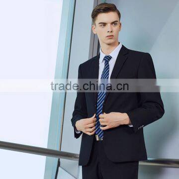 OEM Wholesales Office Men Wear Uniform Black Fashion Men Suit 2014 photo-2