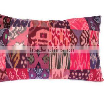 Ikat Patchwork Cushion Cover photo-3