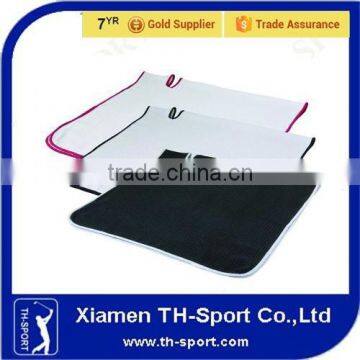 100% Soft Black Microfiber Waffle Towel photo-1