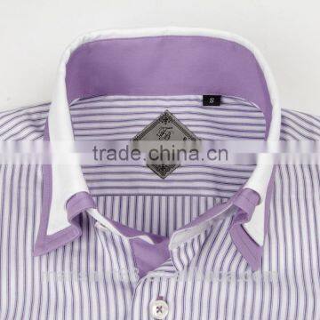 Custom Men Shirts Double Collar Dress Shirt Causal Shirt Garment photo-3