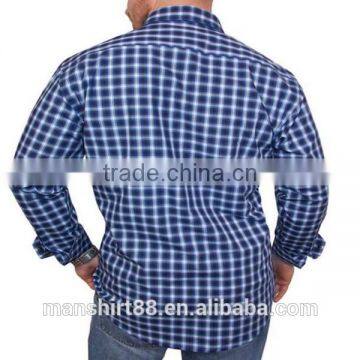 2016 New Wholesale Long Sleeve Plaid Formal Casual Custom Mens Casual Dress Shirts photo-2