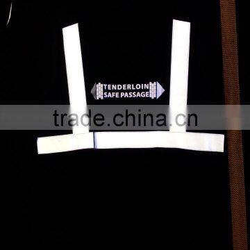 Customized Cheap 3m Blue Mesh Fabric Reflective Safety Vest photo-4