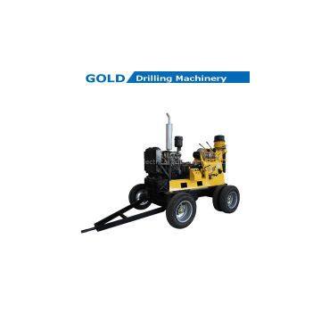 Diesel Power Hydraulic Feeding Water Well Drilling Rig