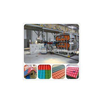 pvc roofing glazed tile sheet making machine