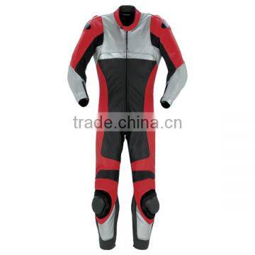 Motorcycle Leather Suit/ Motorbike Racing Cowhide Leather Suits