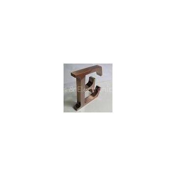 CNC Auto Automatic Storefront Copper Metal Sign Letters For Advertising Anti - Rust
