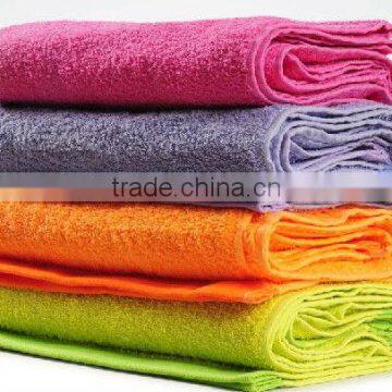 cotton face terry towel face towel yarn dyed tea towel