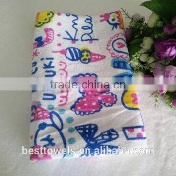 printed velour beach towel