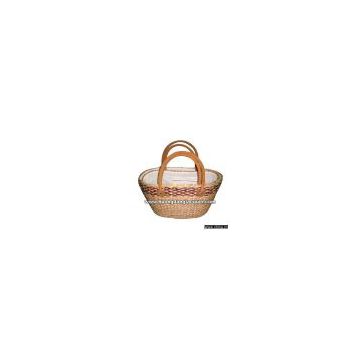 Water hyacinth bag with leather handles, Water hyacinth basket, water hyacinth handbag, handbag.