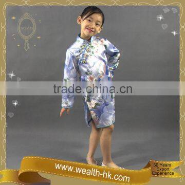 Floral Pattern Chinese Style Qipao Fancy Dress photo-3