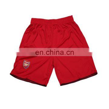 Breathable Red Jogging Pants Custom Made Soccer Shorts