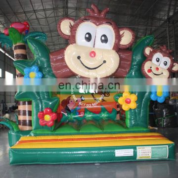 Cheap Inflatable Multifun party moonwalk Bounce House with slide