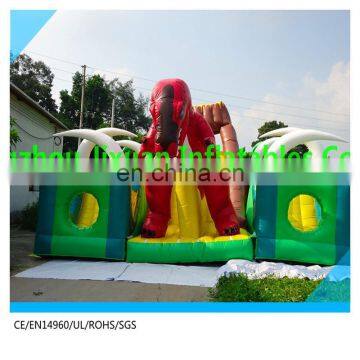 jurassic park dinosaurs inflatable amusement park /inflatable bounce-outdoor playground equipment