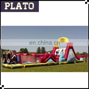 Giant inflatable water slide / water obstacle/obstacle course