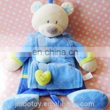 high quality level height measuring stick cute plush bear toys for kid