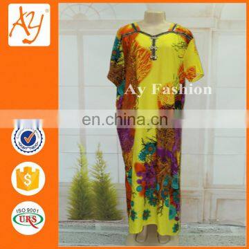 Wholesale African women batik print kaftans plus size long dress african dress style