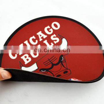 High quality custom logo round mouse mat