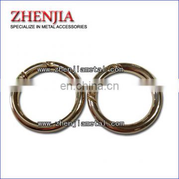 detachable metal O ring openable metal O ring for handbags