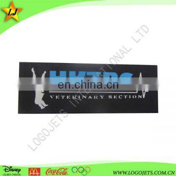 Factory supply transparent customized cloth soft PVC label (PVC patch)