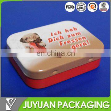 Mini Metal Tin Case With Hinge/altoid Candy Tins