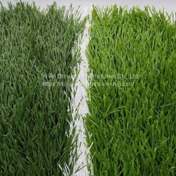 W Shape Bi-colors UV Resistant Futsal Soccer Field Football Artificial Grass Turf