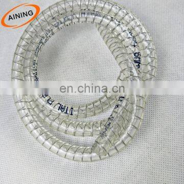 High Quality flexible Spiral Steel Wire Reinforced PVC Fuel Hose