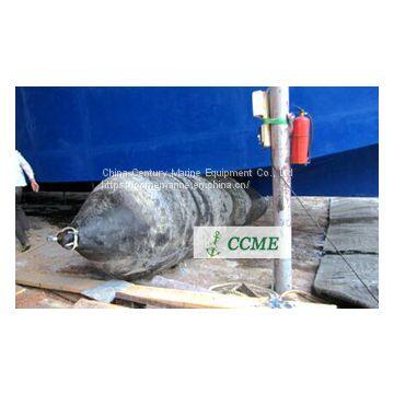 Marine pneumatic rubber airbag for launching and lifting