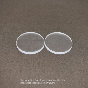 Factory high quality edge polishing of round sight glass custom size