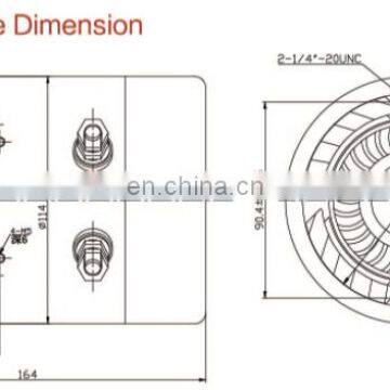 Прямой вентилятор 4HP 2KW DC Гидравлический двигатель для гидравлического агрегата photo-5