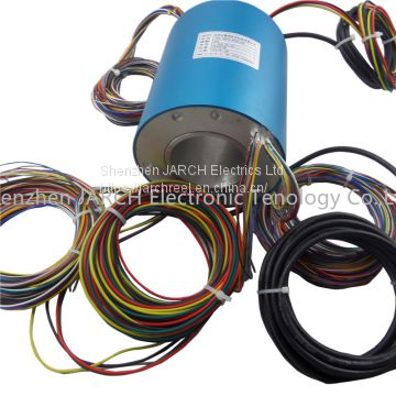 Electrical Connectors Electric Swivel Through Bore Assembly Rotary Joint Slip Ring for Carbon Brush