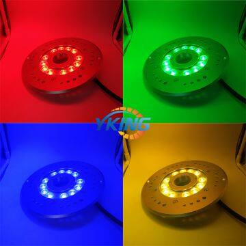 316L Stainless Steel 12W/36W Single Color/ RGBV+ IP68 Waterproof LED Underwater Light for Dry Fountain photo-5