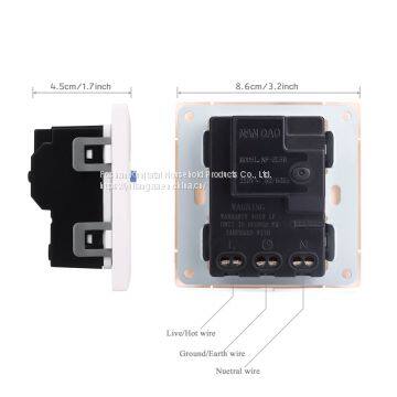 Multifunctional Anti-leakage Socket 10A Five-hole 86 Type Anti-shock Wall Socket photo-3